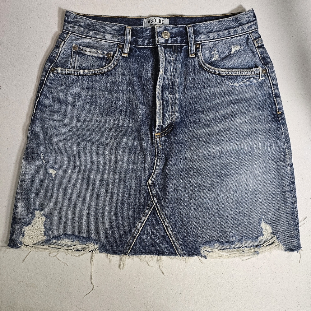 Agolde ‘Ada’ Denim Skirt, size 26